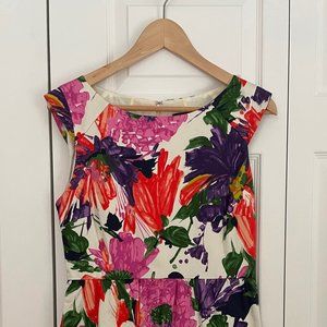 J. Crew Floral Printed Cora Dress